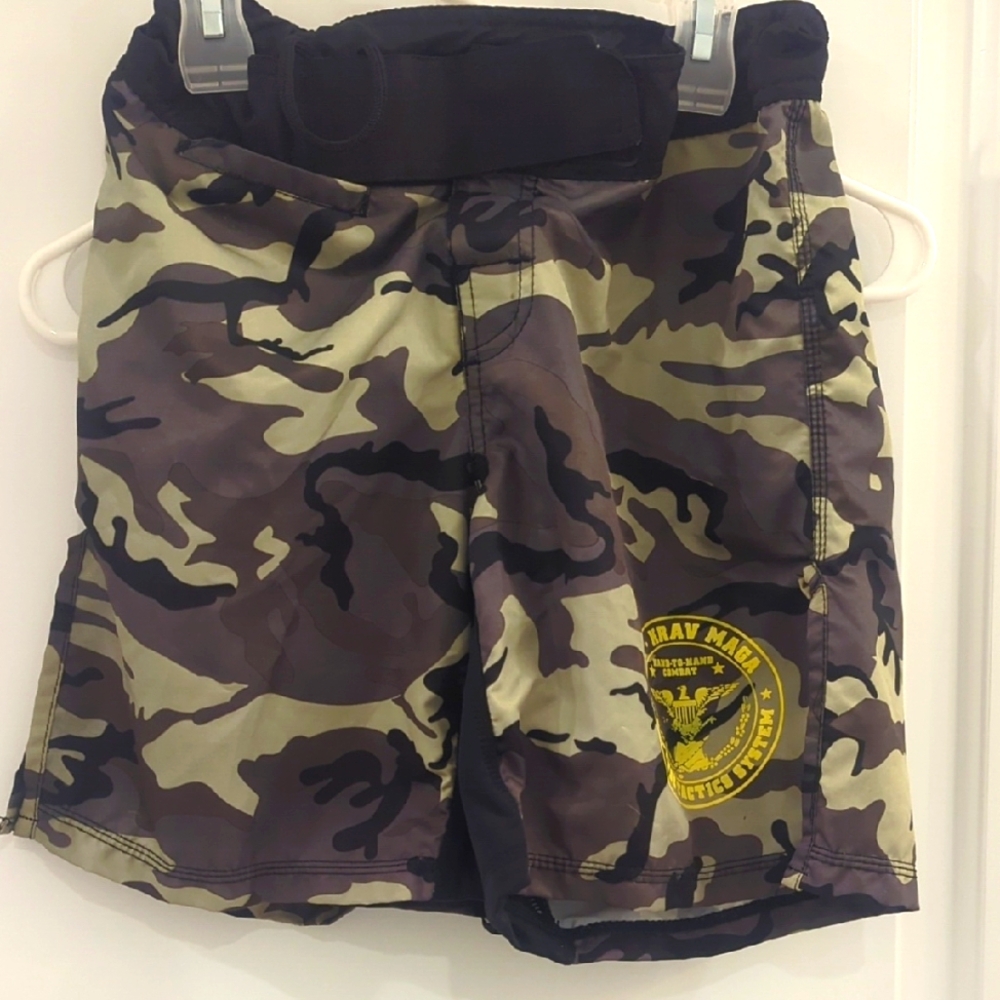 Camo Athletic Shorts DTS Krav Maga